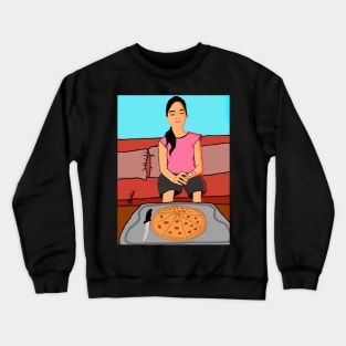 pizza craving Crewneck Sweatshirt